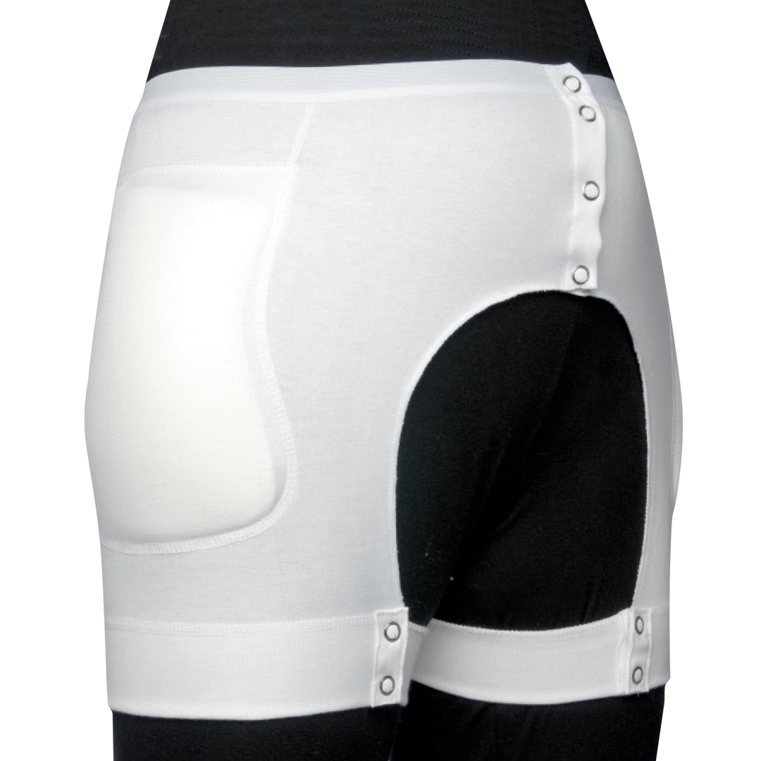 Hüftprotektor-Slip mit integrierten Protektoren, knöpfbar suprima 1424