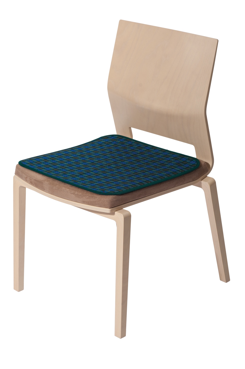 Sitzauflage karo blau-grün suprima 3700