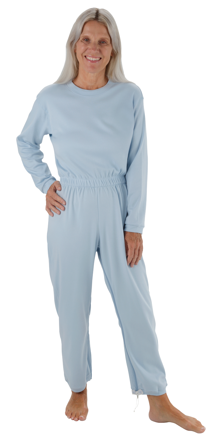 CareBasic Pflegeoverall lang mit Beinreißverschluss suprima 4671