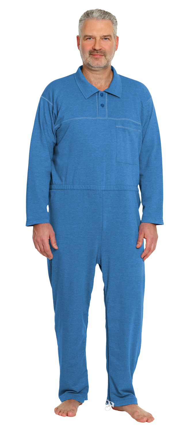 CareFunction Pflegeoverall Polo mit Beinreißverschluss suprima 4681