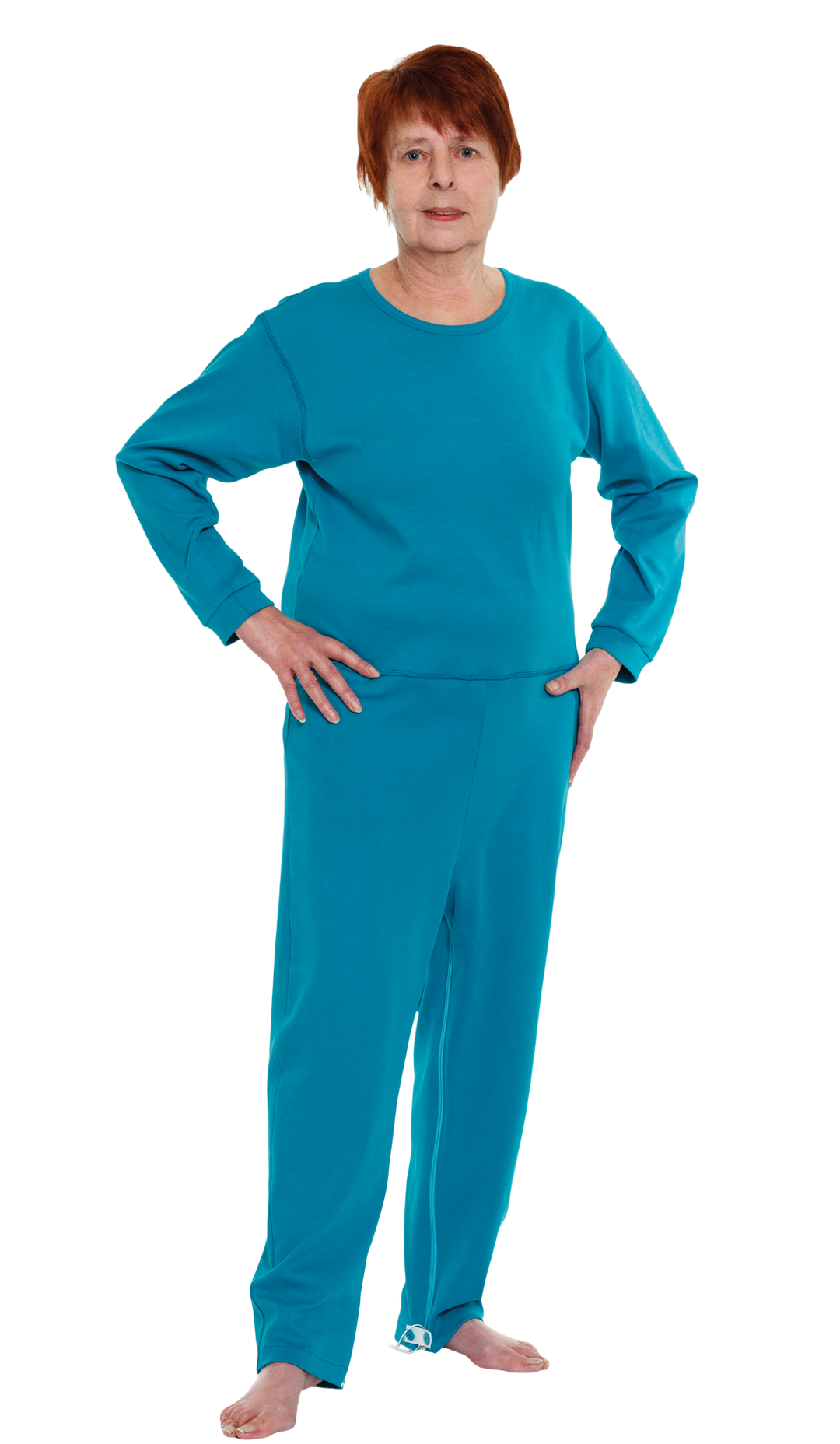 CareFunction Pflegeoverall Kurzgröße mit Beinreißverschluss suprima 4682