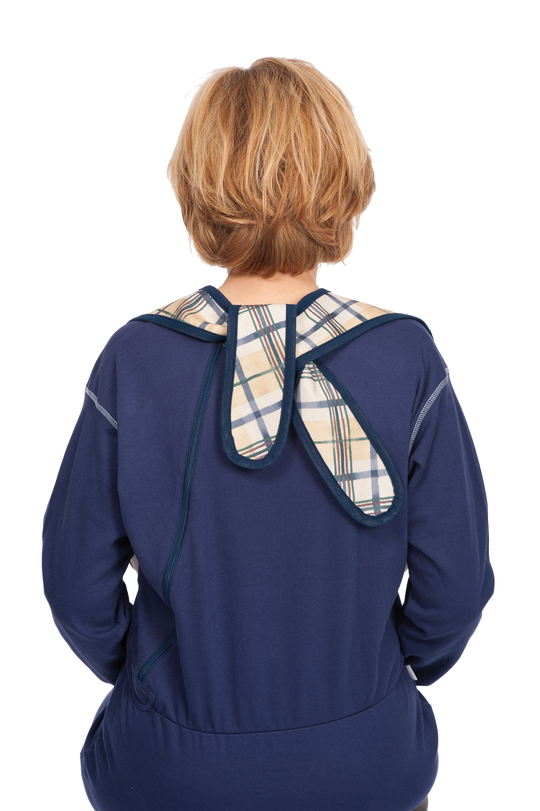 Ess-Schürze Polyester mit Schlaufen-/Schlitzverschluss suprima 5581