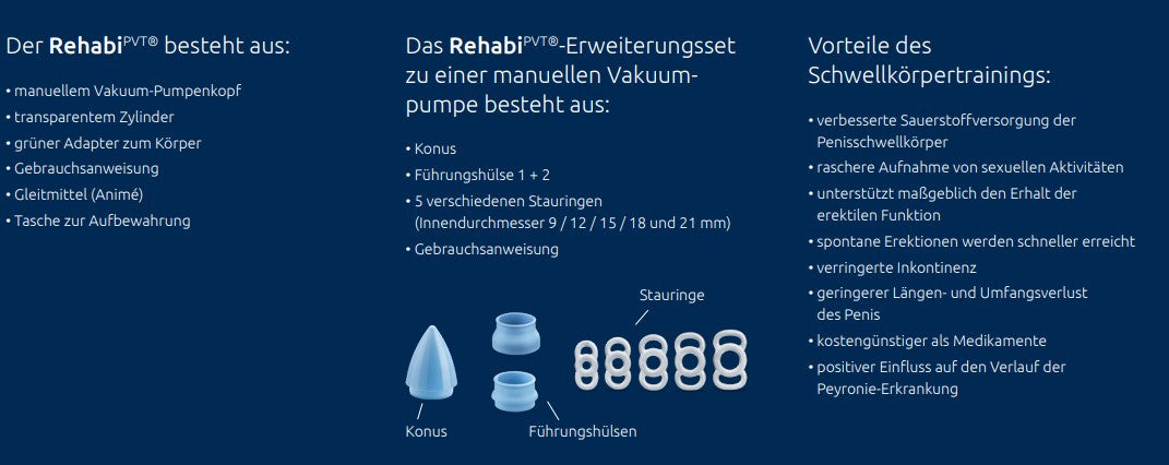 Rehabi Peniler Vakuum Trainer  Erweiterungsset