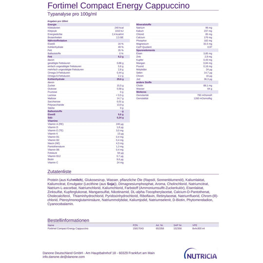 Fortimel Compact Energy 32x300ml