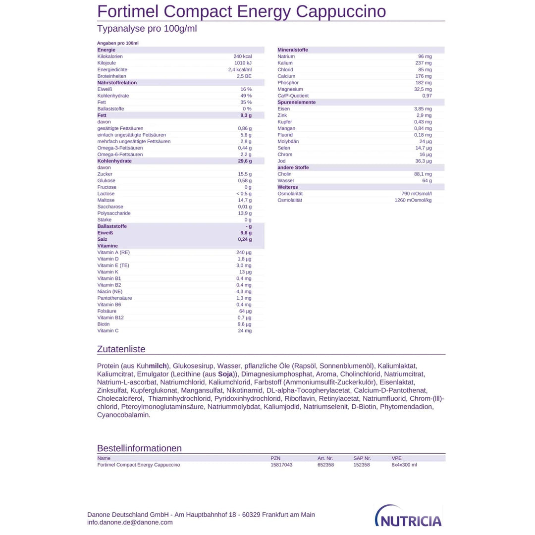 Fortimel Compact Energy 32x300ml