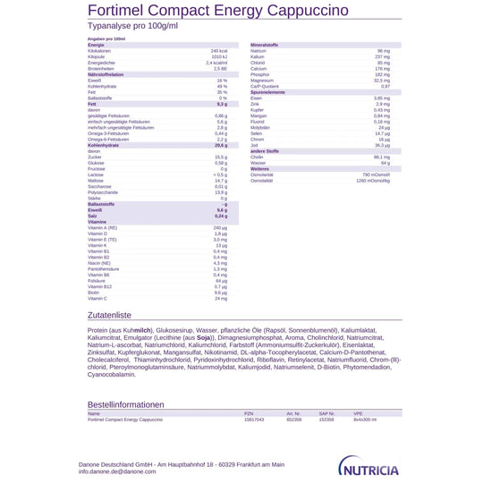 Fortimel Compact Energy 32x300ml