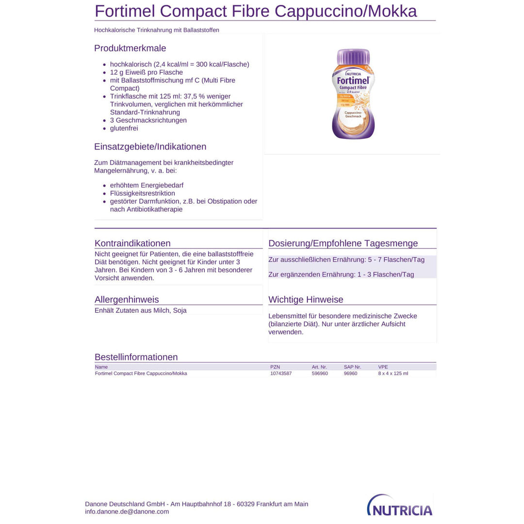 Fortimel Compact Fibre Mischkarton 32x125ml
