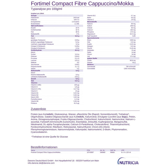 Fortimel Compact Fibre Mischkarton 32x125ml
