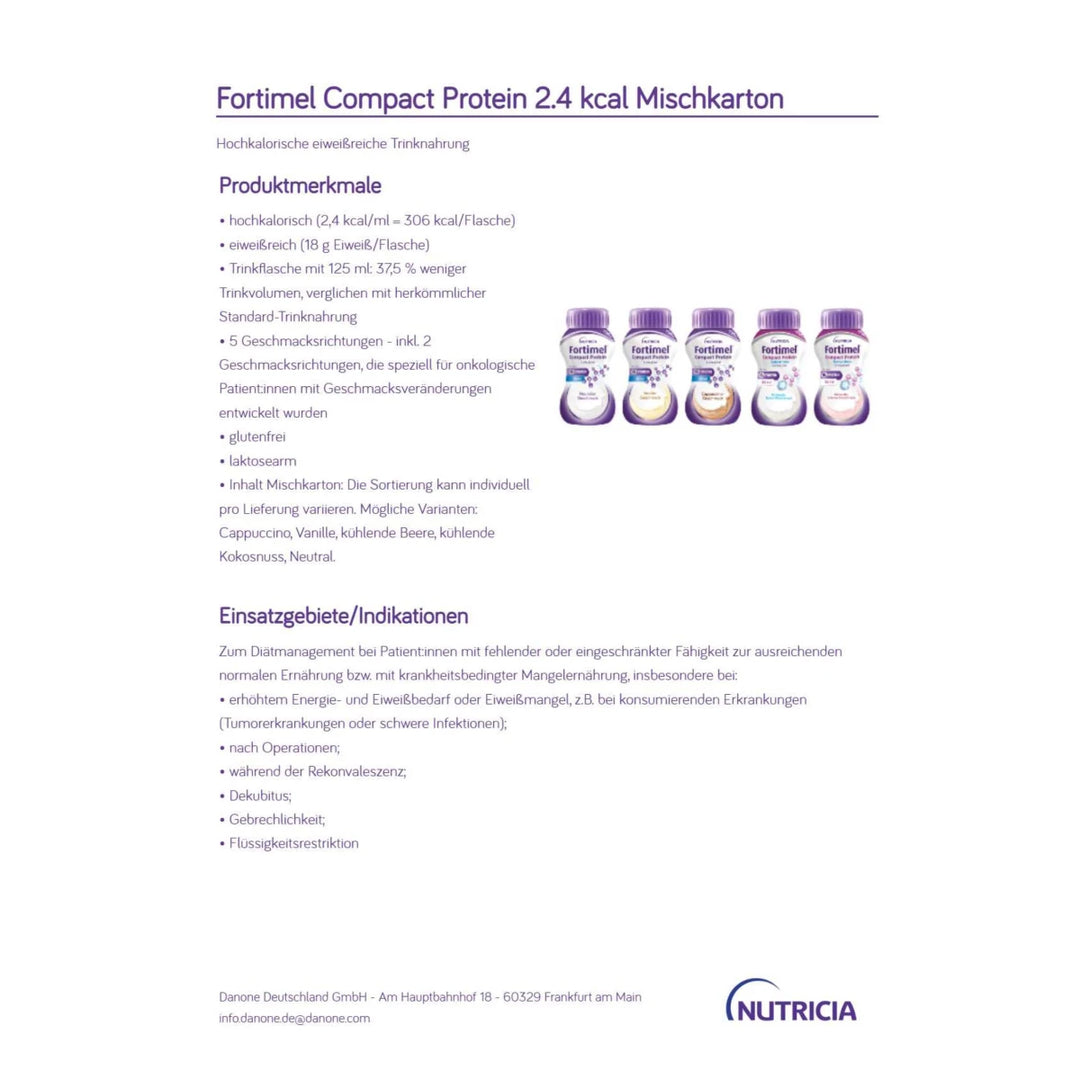 Fortimel Compact Protein 2.4 kcal Mischkarton 32x125ml