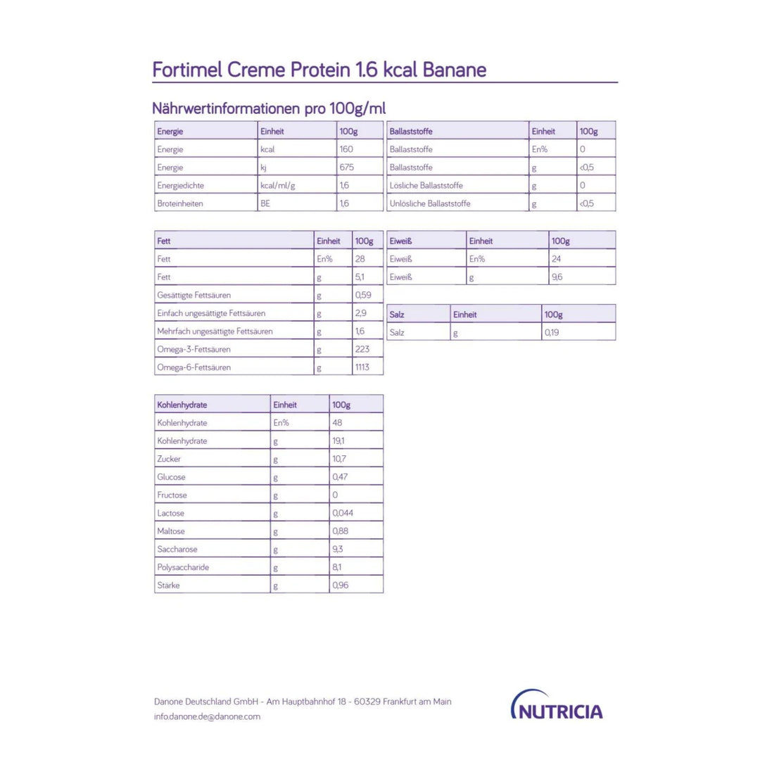 Fortimel Creme Protein 1.6 kcal 32x125g