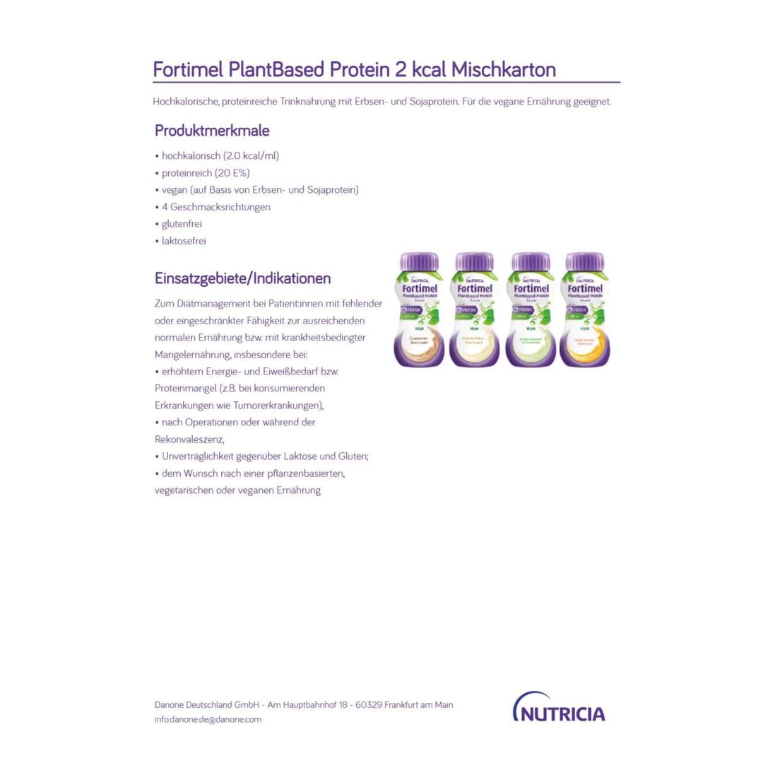 Fortimel PlantBased Protein 2 kcal Mischkarton 32x200ml
