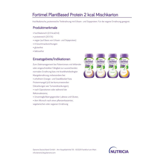Fortimel PlantBased Protein 2 kcal Mischkarton 32x200ml