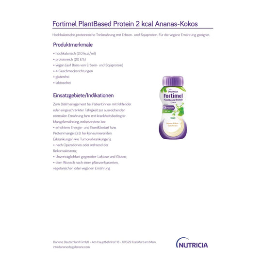 Fortimel PlantBased Protein 2 kcal 32x200ml