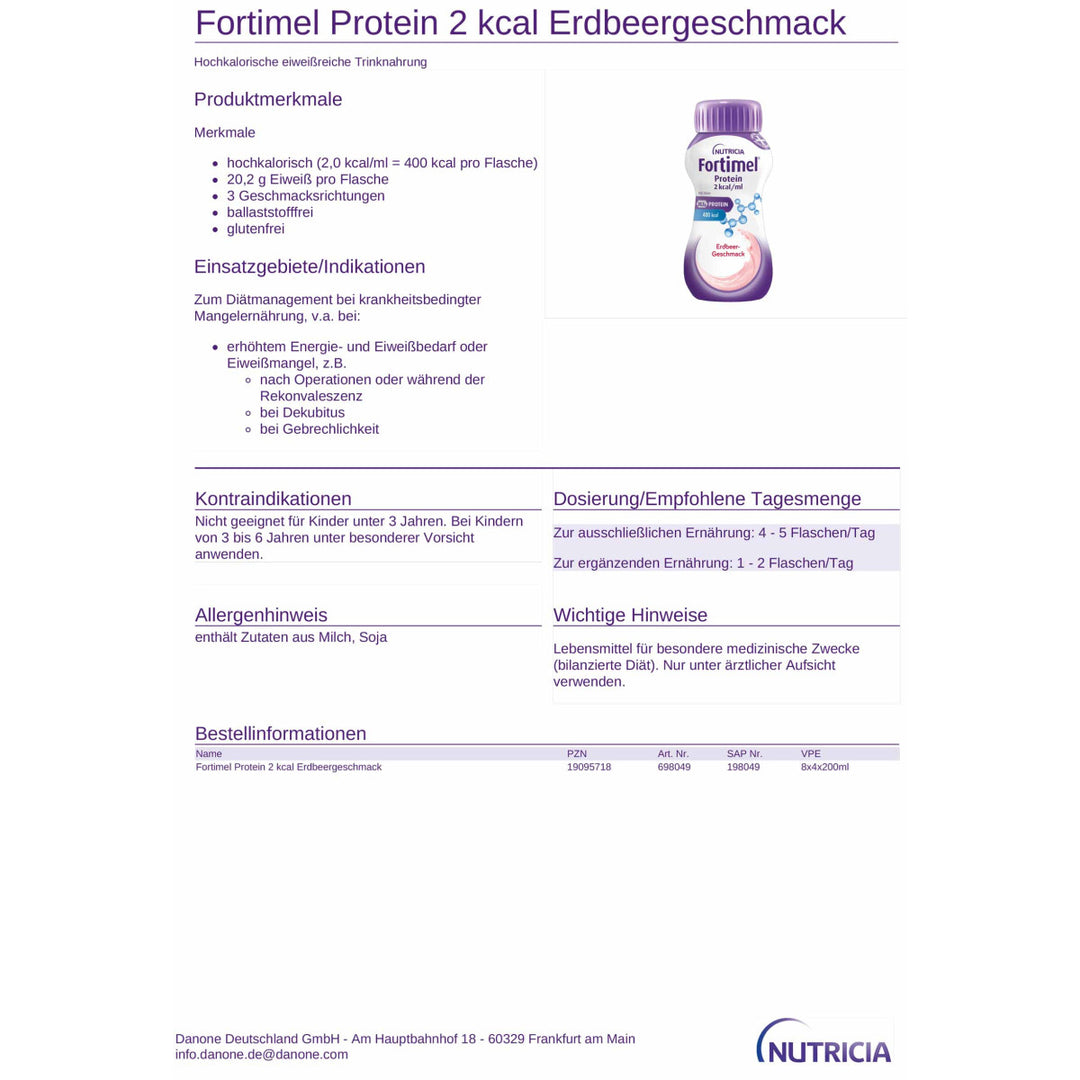 Fortimel Protein 2 kcal 32x200ml