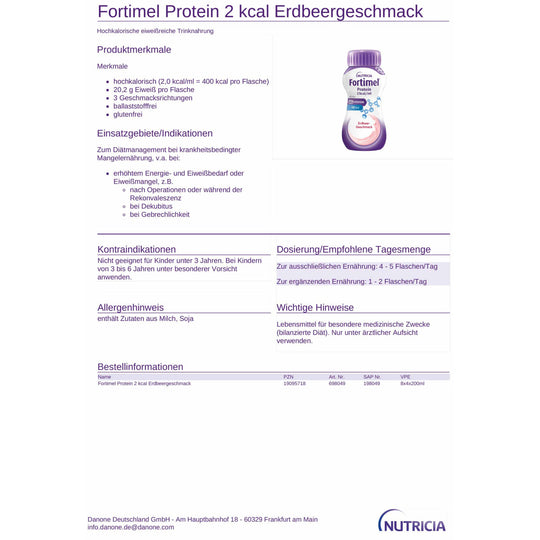 Fortimel Protein 2 kcal 32x200ml