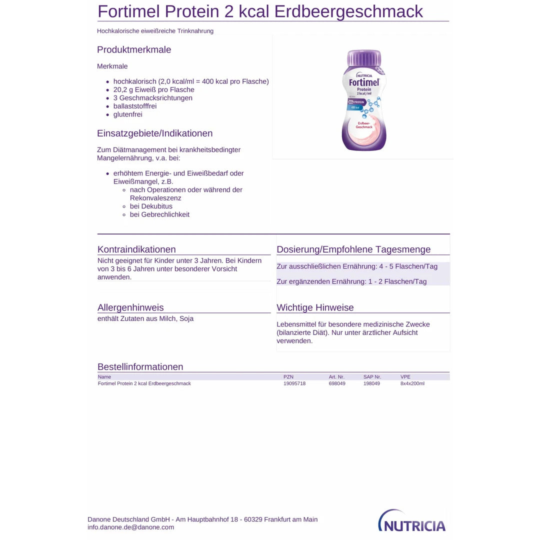 Fortimel Protein 2 kcal 32x200ml