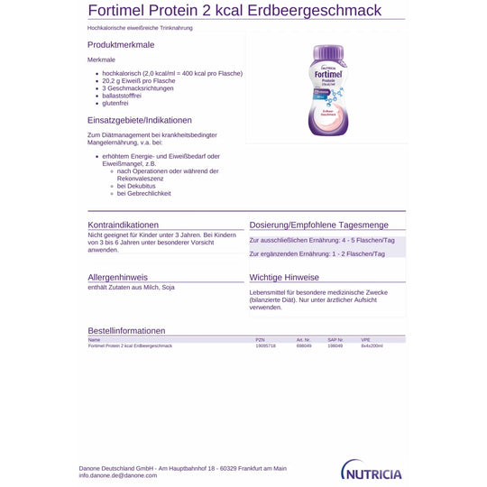 Fortimel Protein 2 kcal 32x200ml
