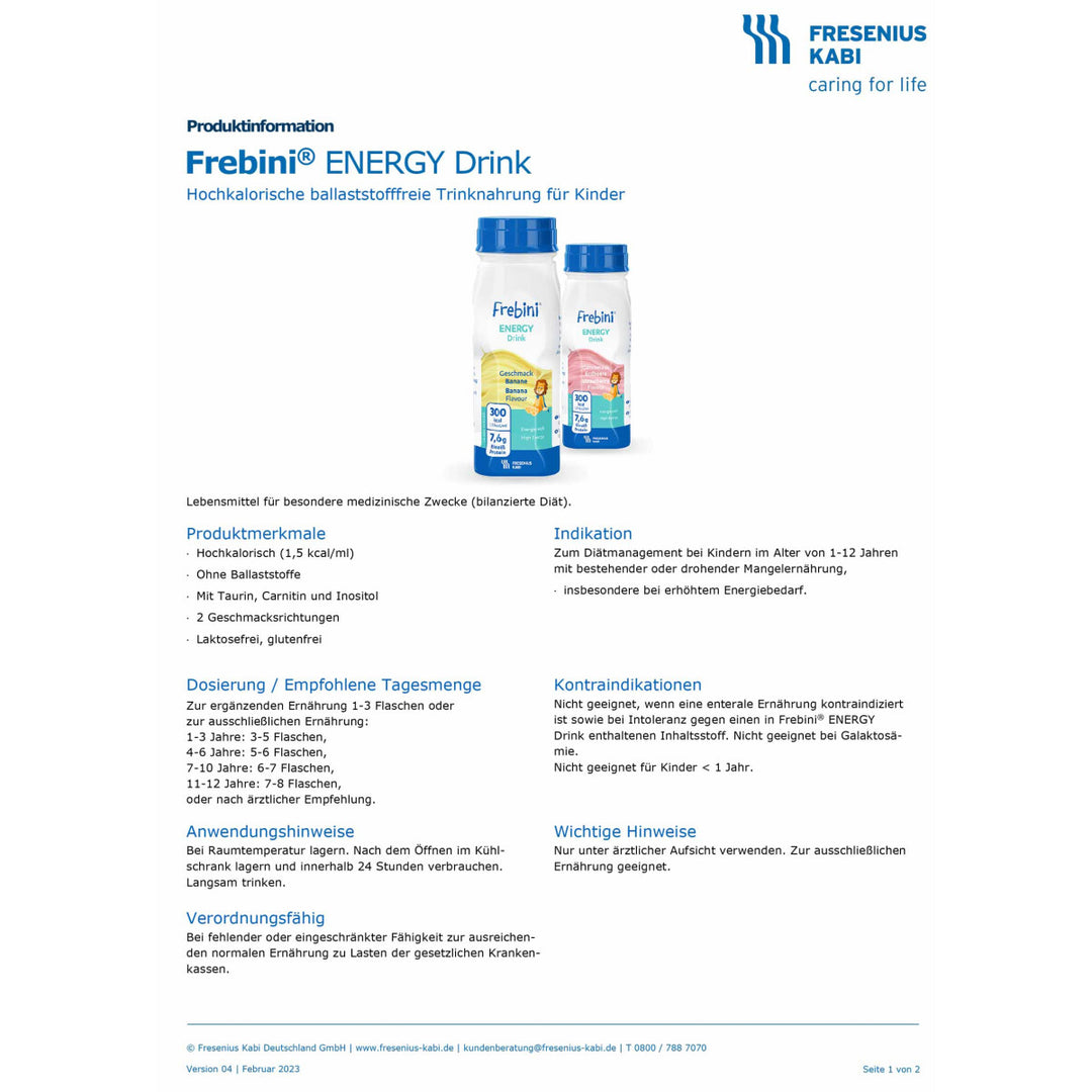 Frebini Energy Drink 24x200ml