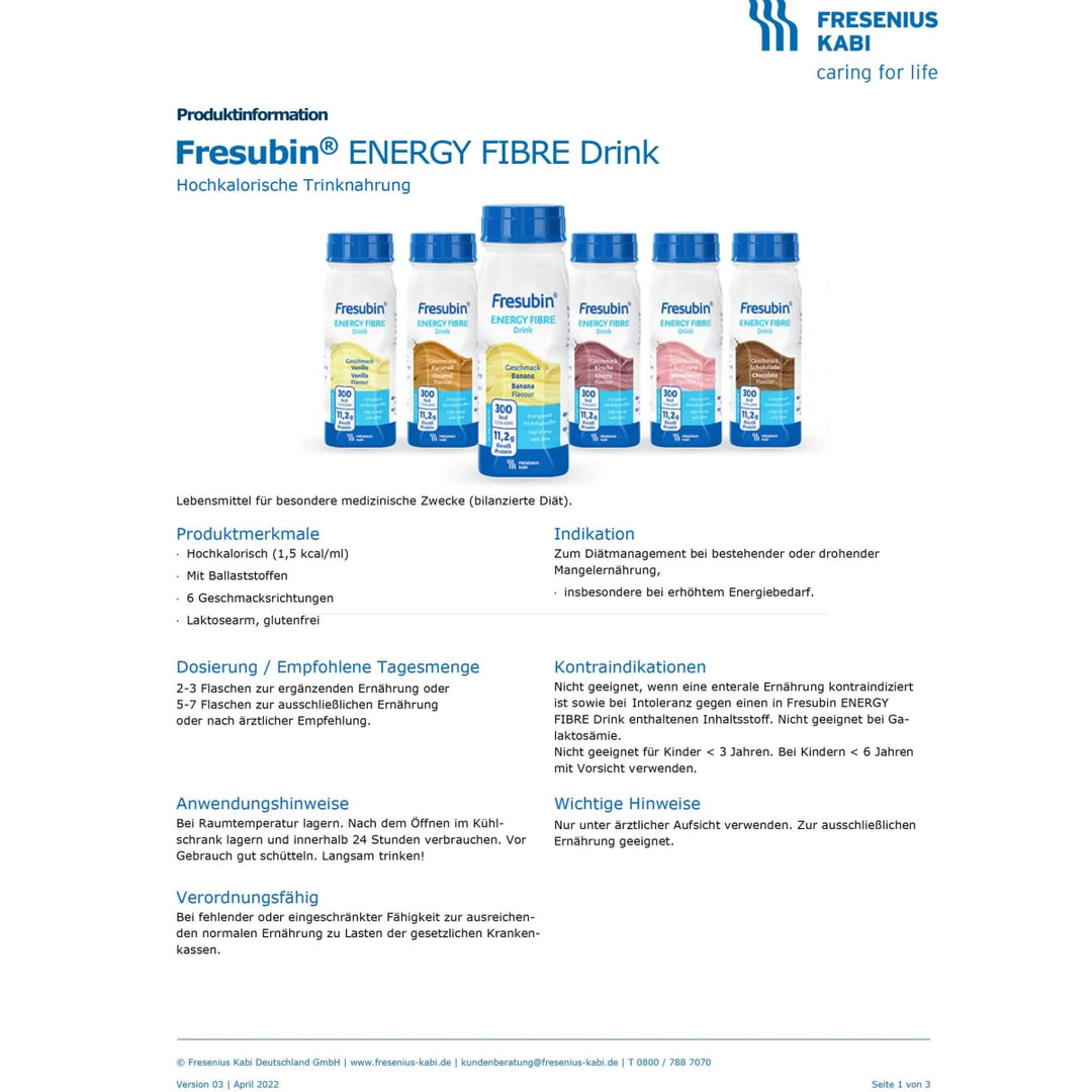 Fresubin Energy Fibre Drink 24x200ml