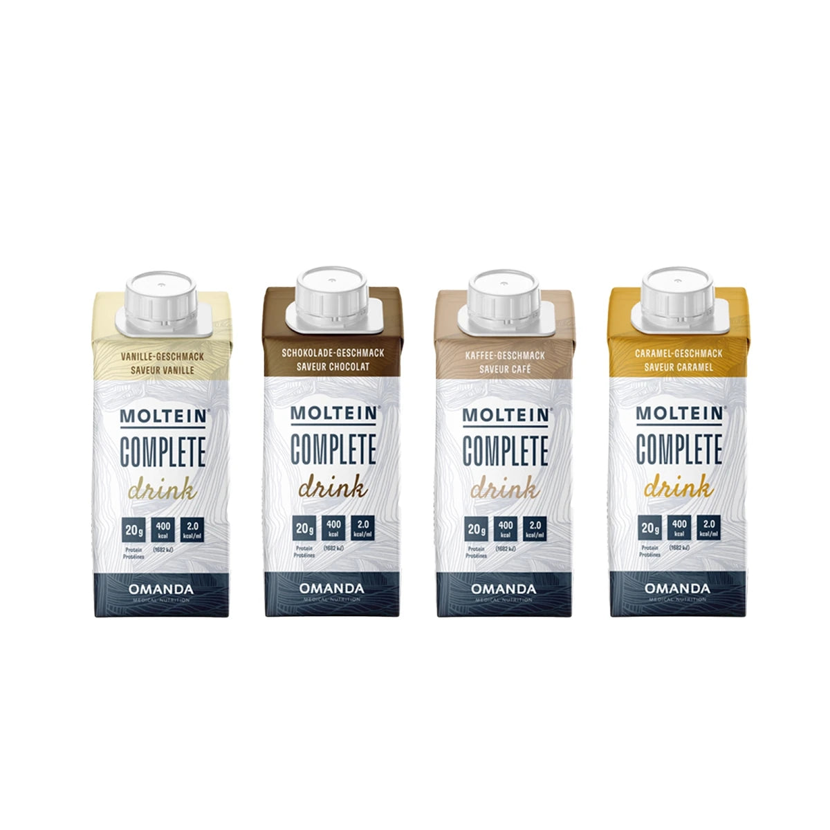 Moltein COMPLETE DRINK aromatisch Mischkarton 32x200ml