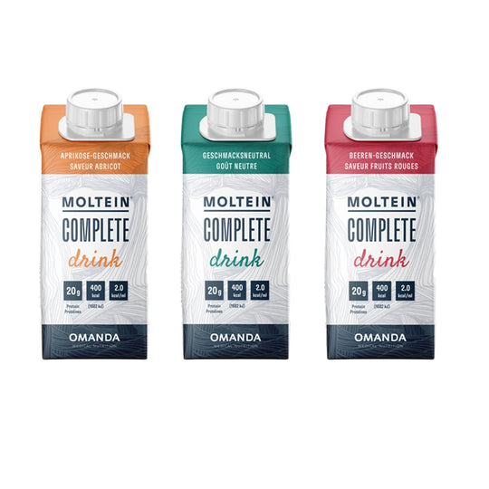 Moltein COMPLETE DRINK fruchtig Mischkarton 32x200ml