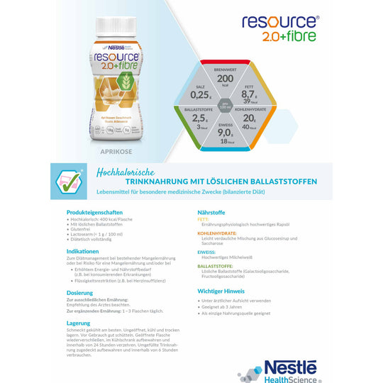 Resource 2.0 fibre 24x200ml
