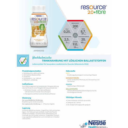 Resource 2.0 fibre 24x200ml