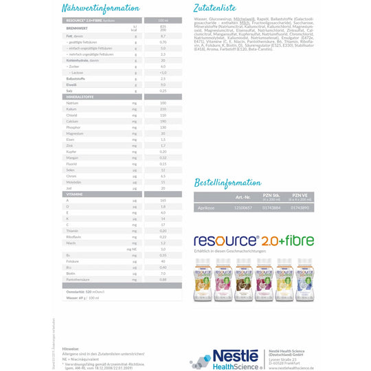Resource 2.0 fibre 24x200ml