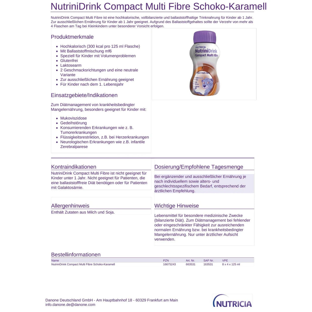 NutriniDrink Compact Multi Fibre 32x125ml