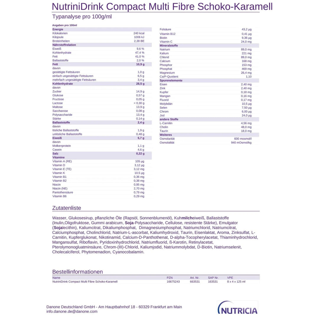 NutriniDrink Compact Multi Fibre 32x125ml