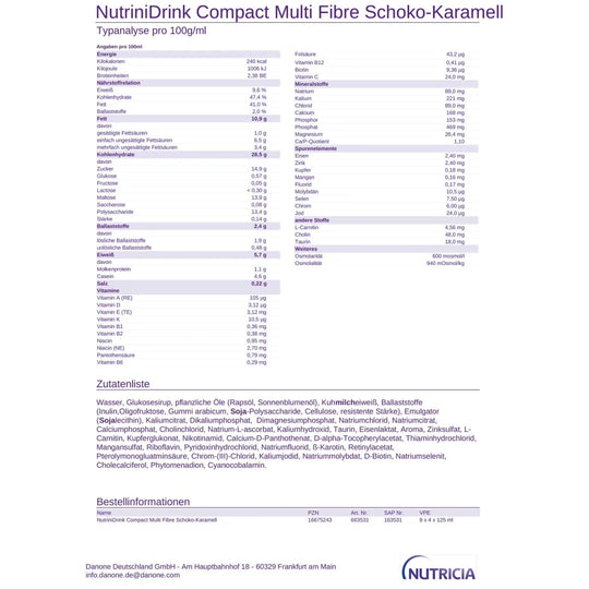 NutriniDrink Compact Multi Fibre 32x125ml