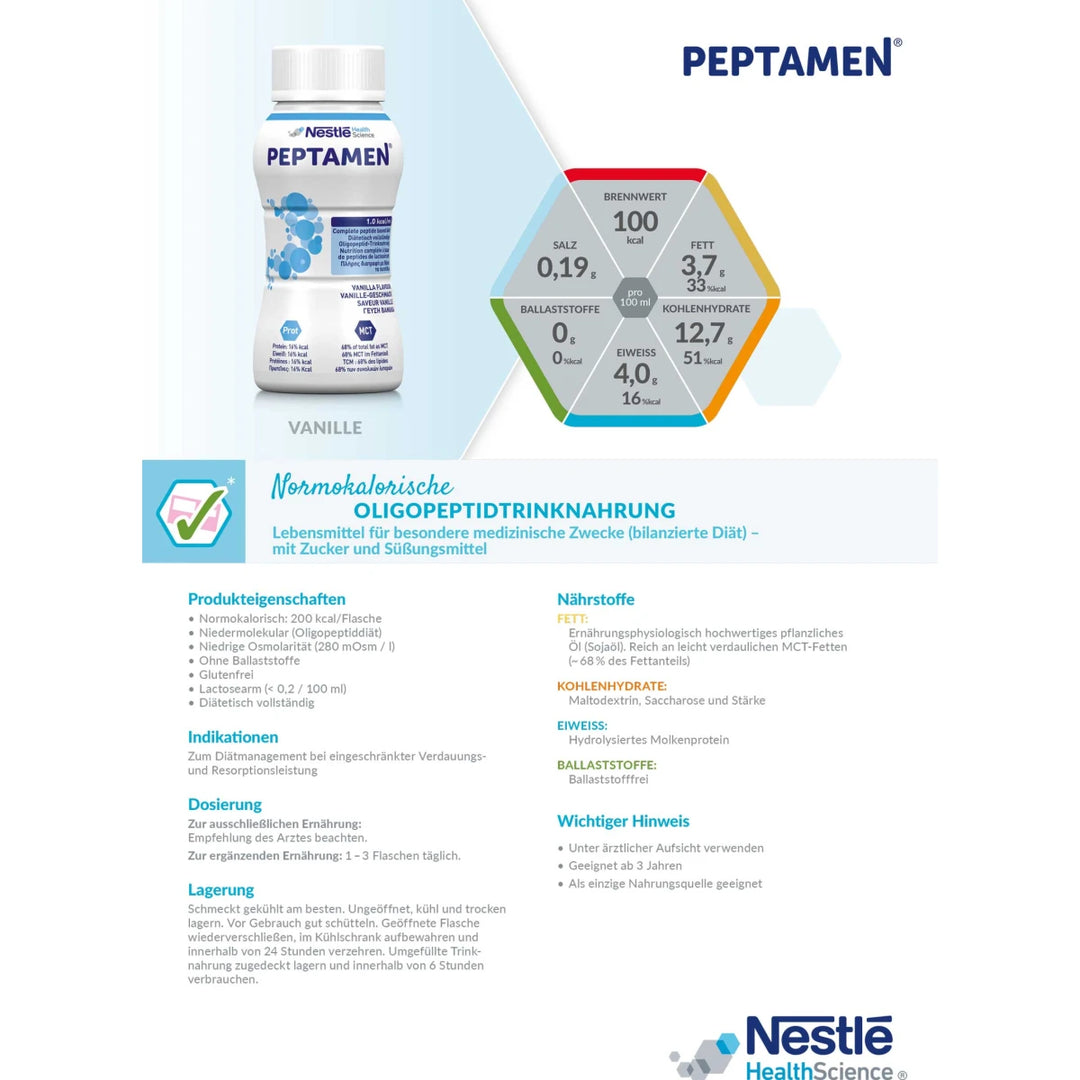 Peptamen Drink Vanille 24x200ml