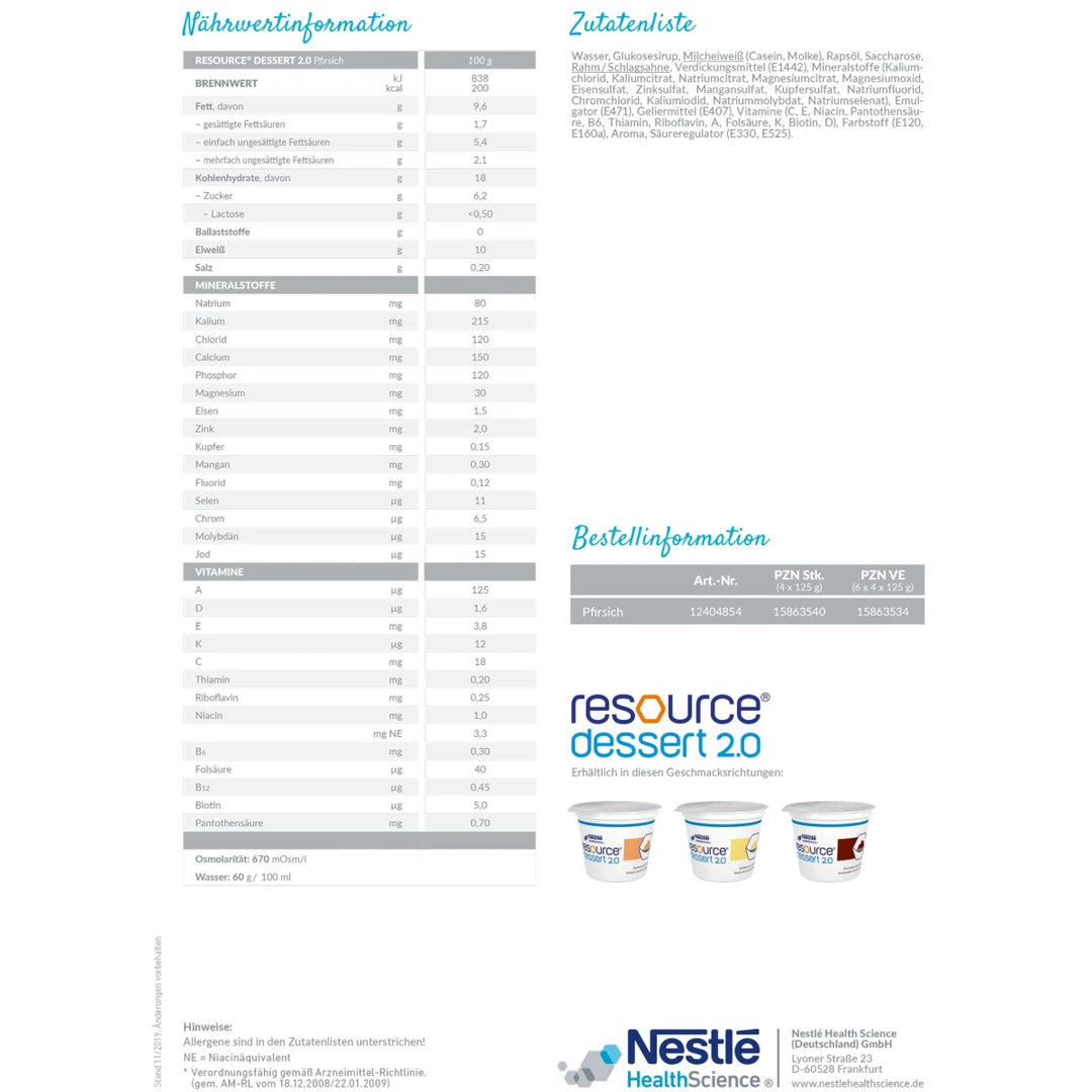 Resource Dessert 2.0 24x125g