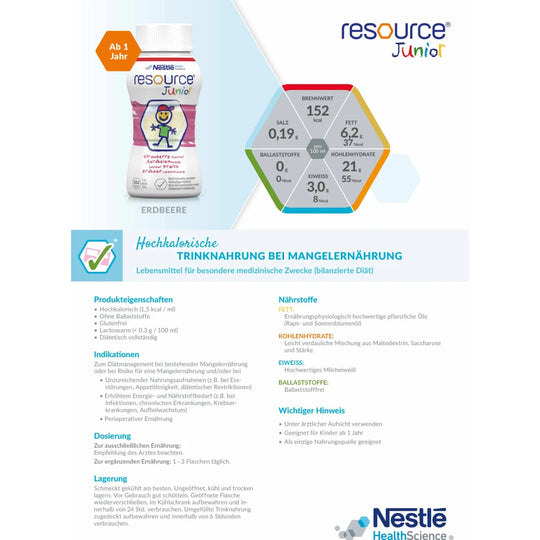 Resource Junior Drink 24x200ml