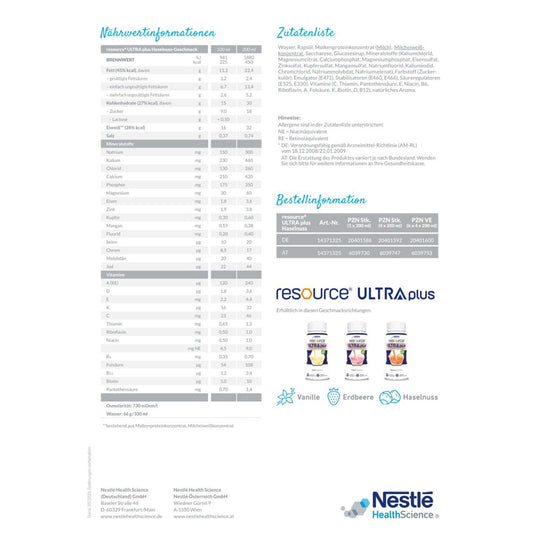 Resource Ultra plus Mischkarton 24x200ml
