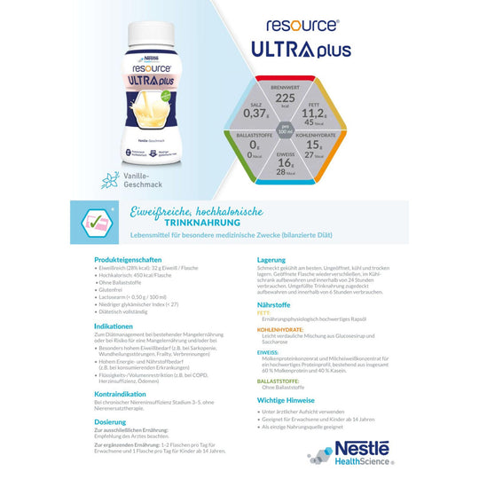 Resource Ultra plus Mischkarton 24x200ml