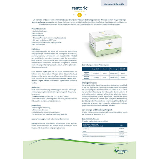 restoric nephro prae Mischkarton 30x62g
