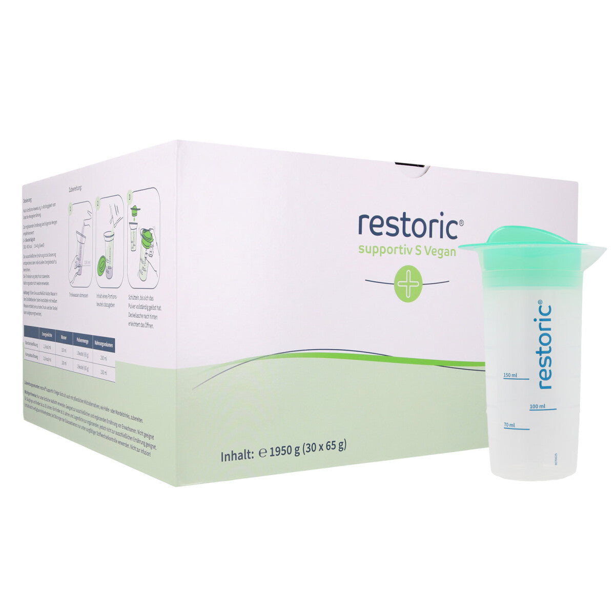 restoric supportiv S Vegan Pulver 30x65g