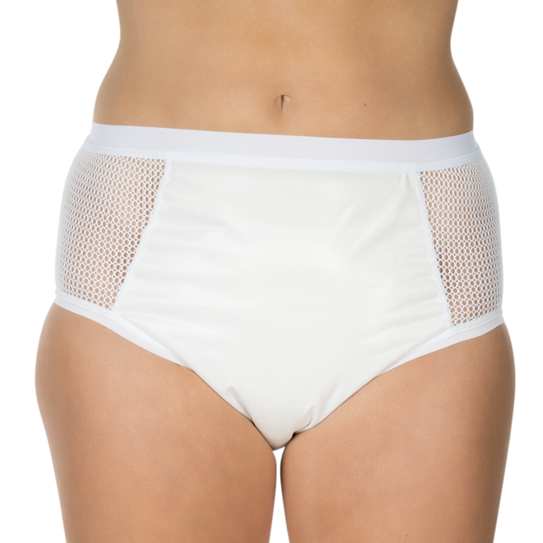 PU-Slip mit Netzeinsatz, Schlupfform suprima 1215