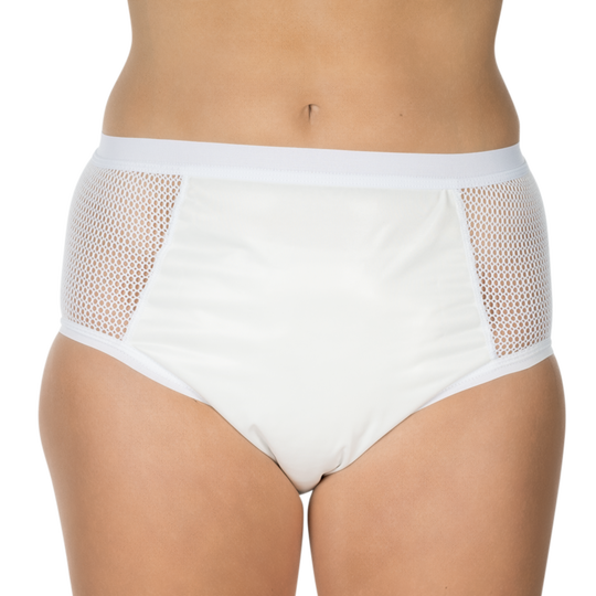 PU-Slip mit Netzeinsatz, Schlupfform suprima 1215