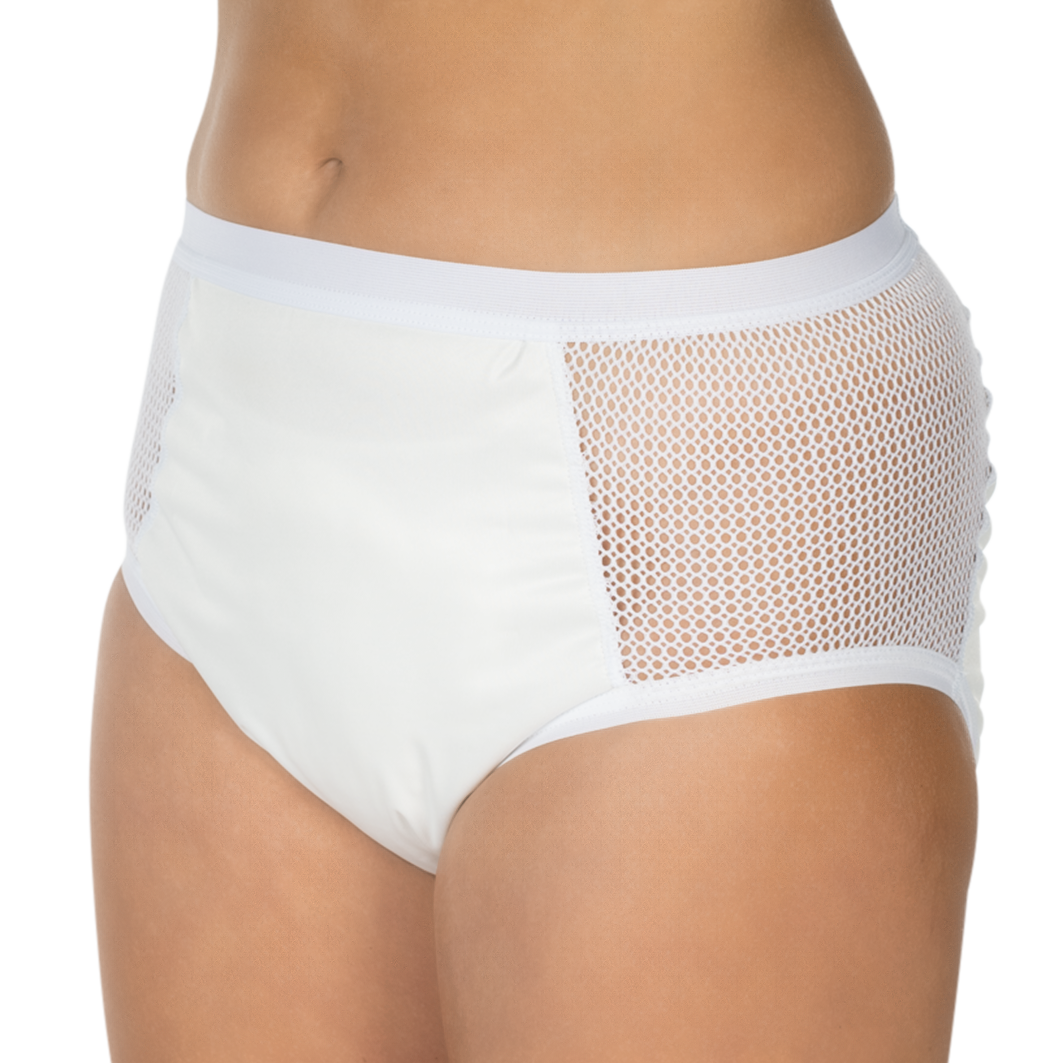 PU-Slip mit Netzeinsatz, Schlupfform suprima 1215