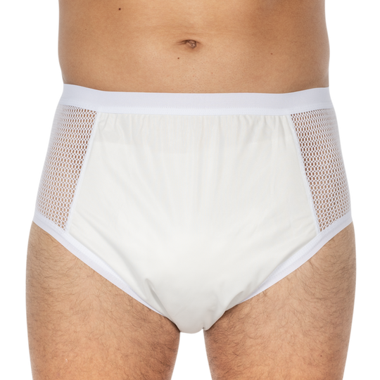 PU-Slip mit Netzeinsatz, Schlupfform suprima 1215