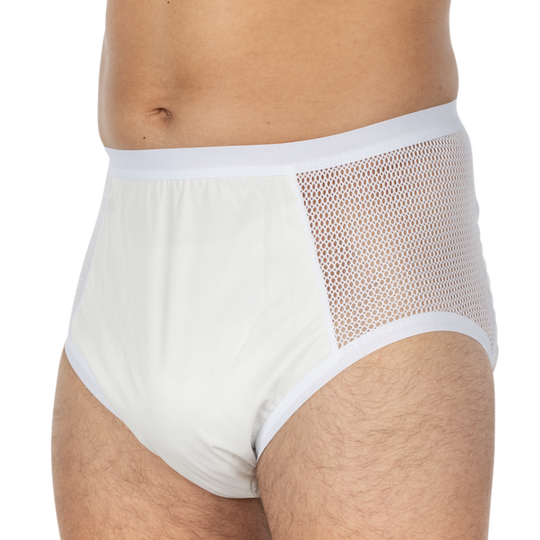 PU-Slip mit Netzeinsatz, Schlupfform suprima 1215