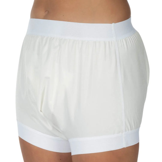 PU Inkontinenz-Slip 1217 | PU-Slip Schlupfform, breiter Schritt, unisex - weiß, Gr. 34-60
