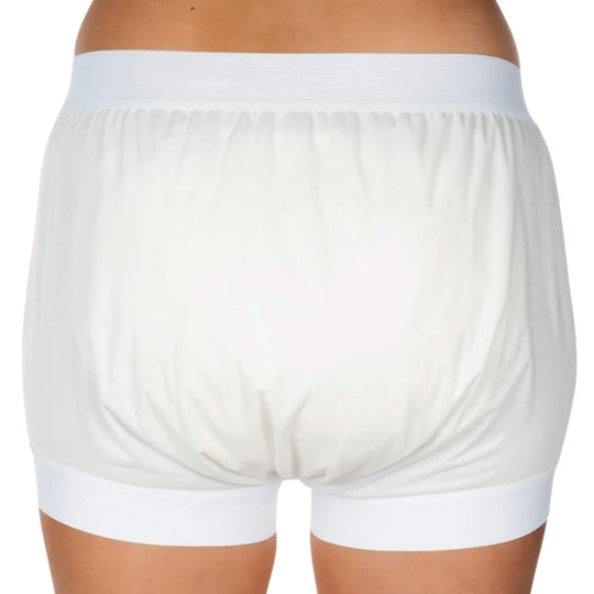 PU Inkontinenz-Slip 1217 | PU-Slip Schlupfform, breiter Schritt, unisex - weiß, Gr. 34-60