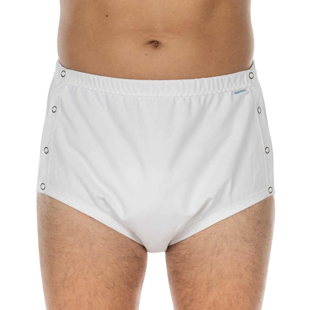 Baumwoll/PU-Slip, knöpfbar suprima 1269
