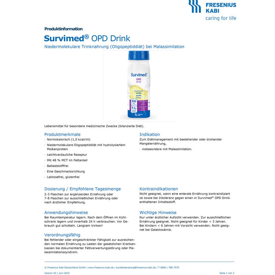 Survimed OPD Drink Vanille 24x200ml