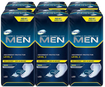 TENA Men Level 2 Einlagen für Männer mit mittlerer Blasenschwäche